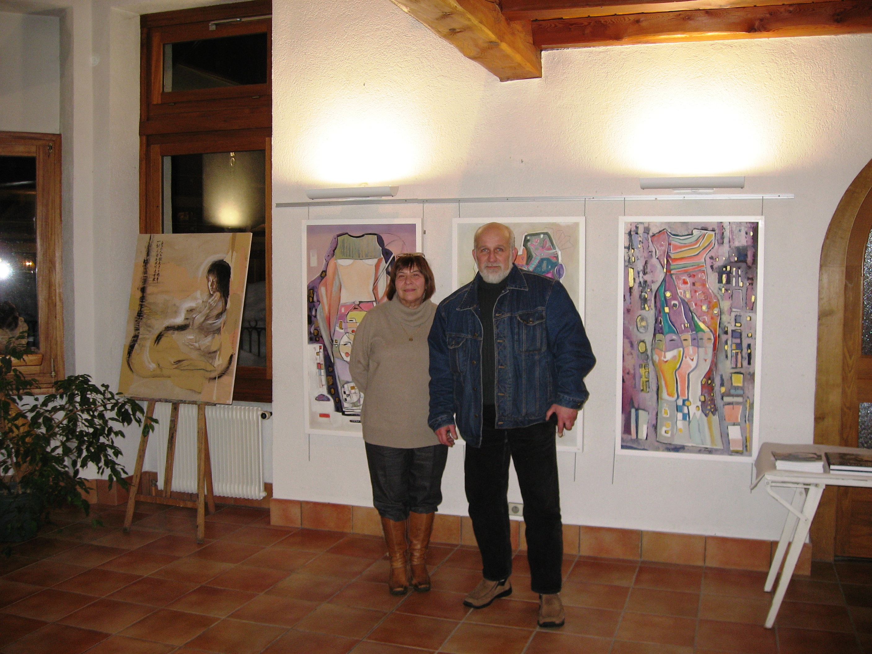 Photo: Diana Belaya et Feodor Tamarsky.